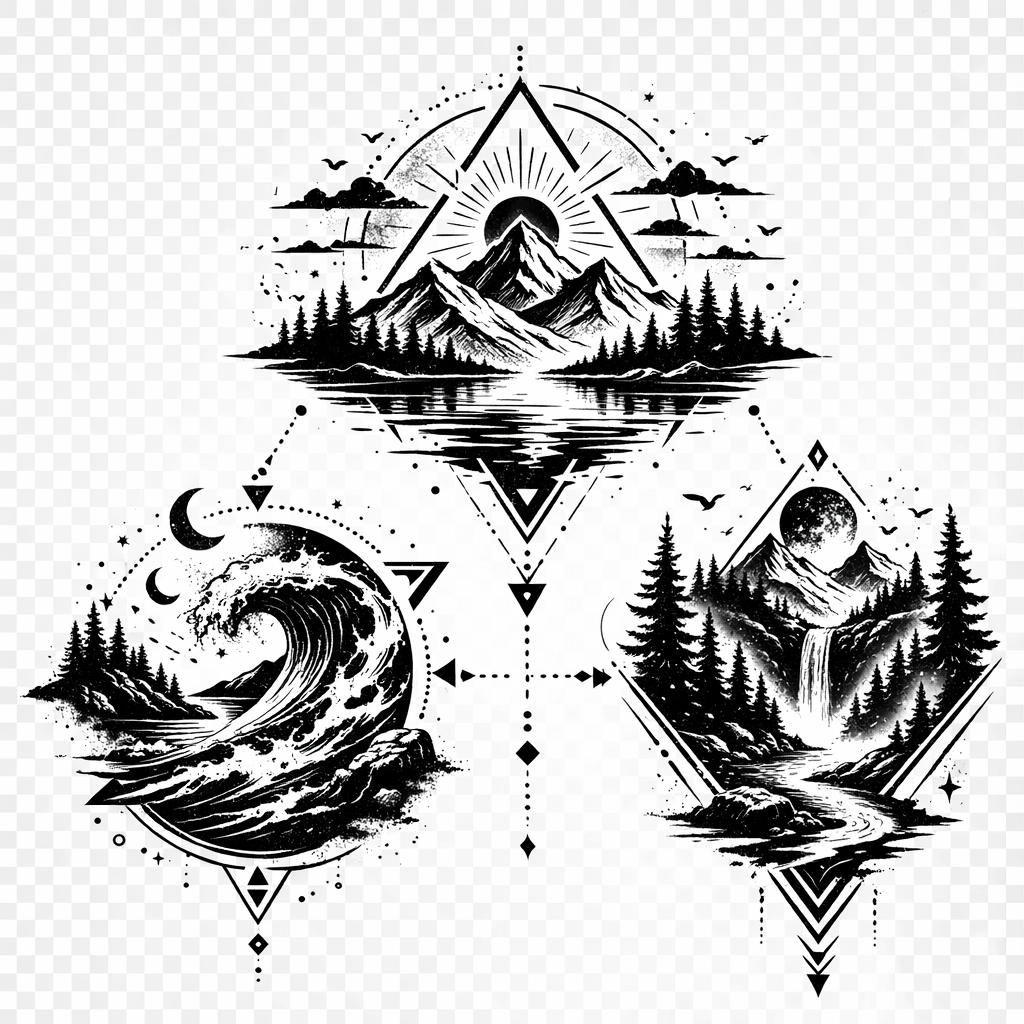 Emblem tee — symbolic back print